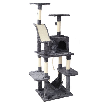 i.Pet Cat Tree 171cm Trees Scratching Post Scratcher Tower Condo House Furniture Wood i.Pet